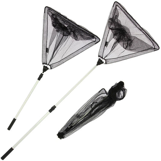 Angling Pursuits 50cm Triangular Folding Net And Handle Combo (257)