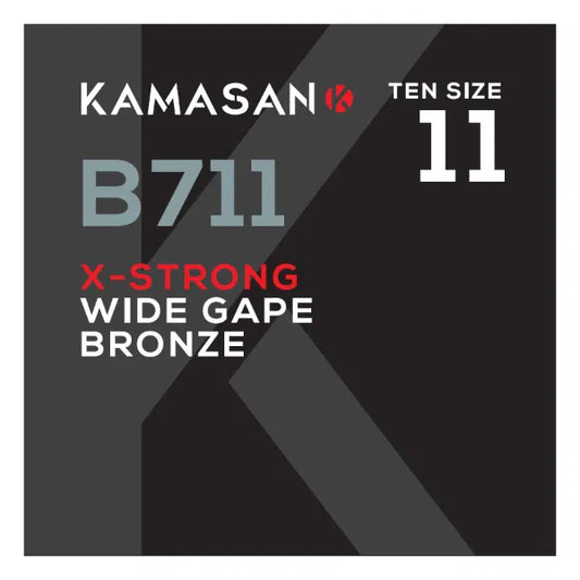 Kamasan B711 X Strong Wide Gape Bronze Barbed Hooks