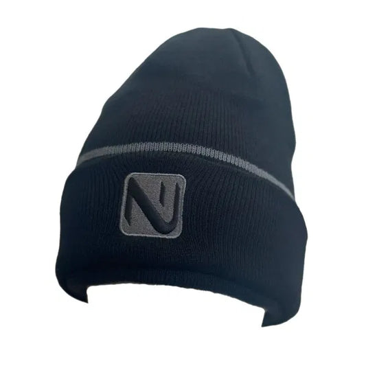 NuFish Black Beanie
