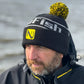 Nufish Black Bee Bobble Hat