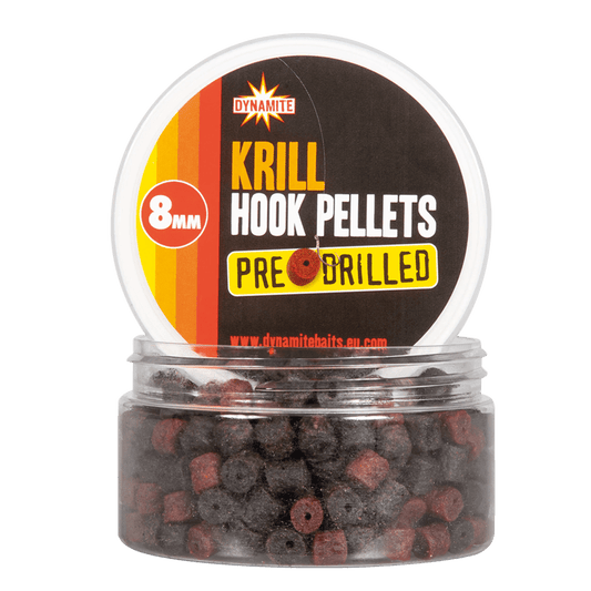 Dynamite Baits Krill Hook Pellets - 8mm Pre Drilled