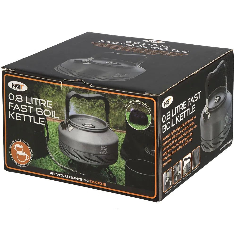 NGT Aluminium Outdoor Fast Burn Kettle - 0.8 Litre