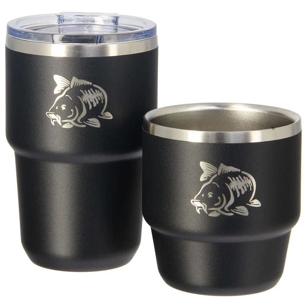 NGT Twin Mug Set - 304ss Stackable Outdoor Drink Set (567)