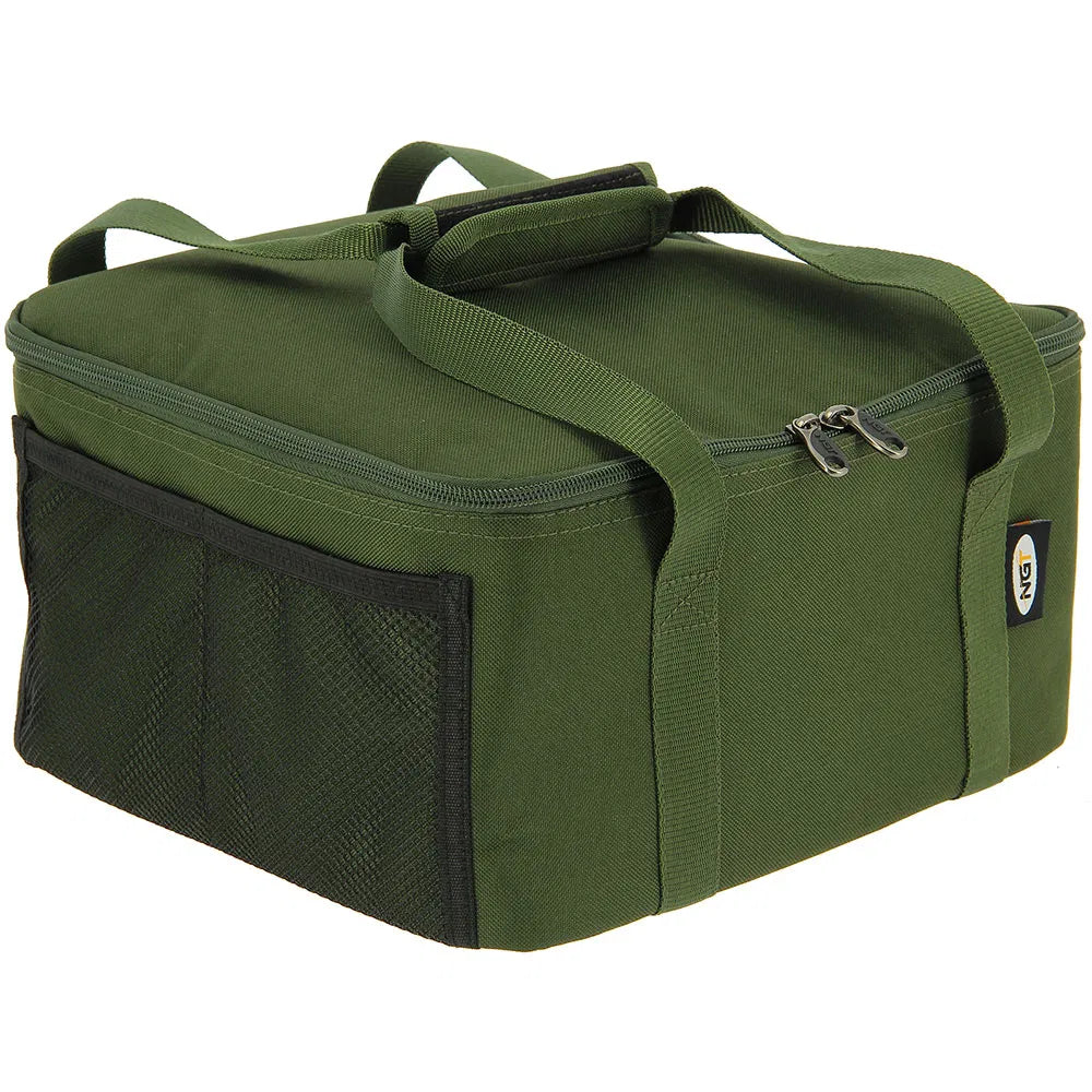 NGT Food & Brew Kit Bag - Insulated Bag With Cutlery, Mug, Pots & Plate