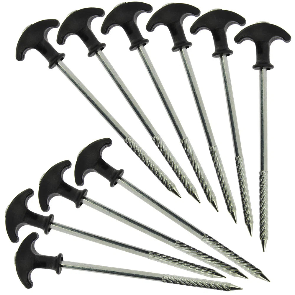 NGT Bivvy Peg - 10x 8" Pegs In Case