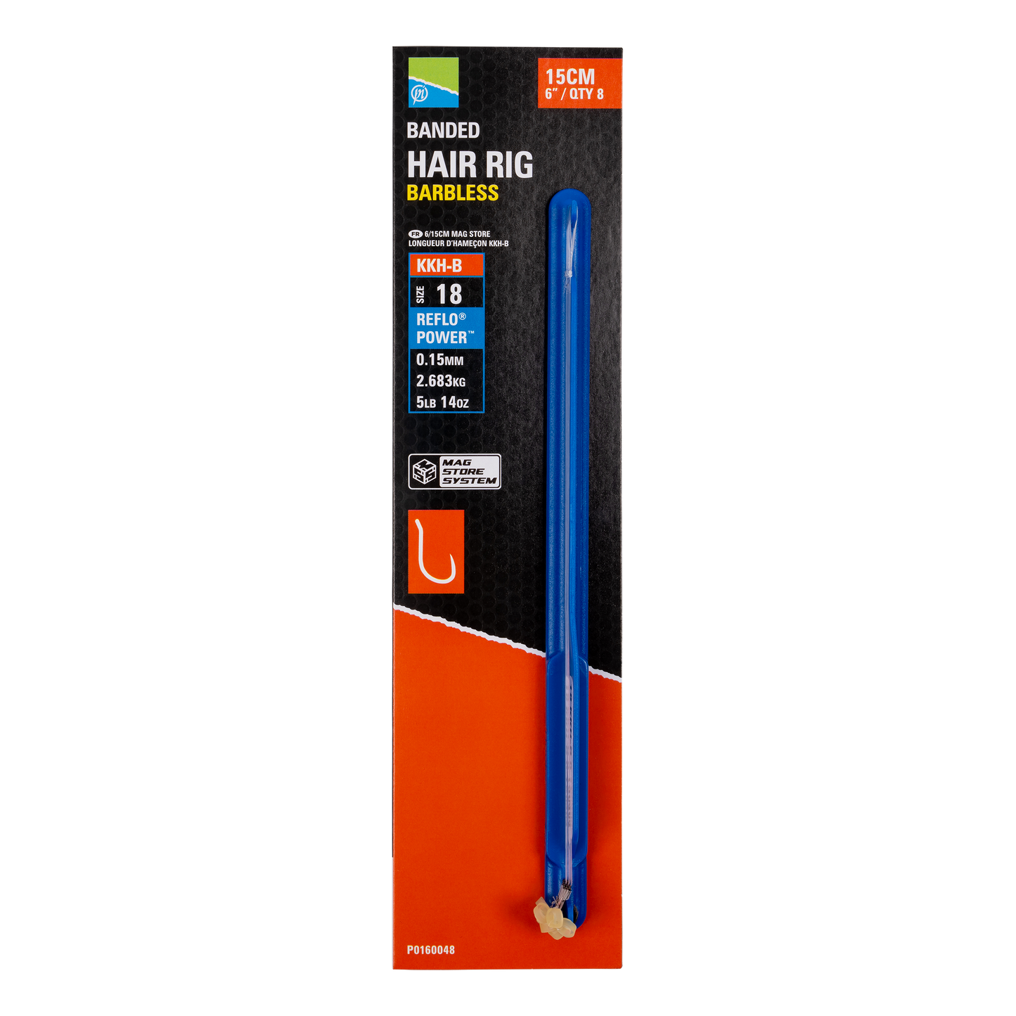 Preston Innovations 6"/15cm KKH-B Banded Hair Rigs