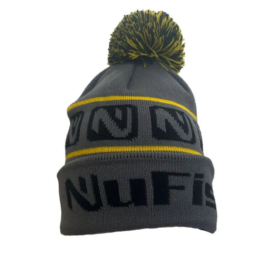 Nufish Grey Bobble Hat