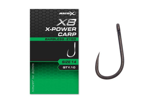 Matrix X8 X-Power Carp Hooks