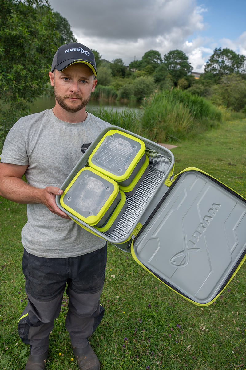 4-Pack Worm Bait Holder & Fishing Lure Storage Box