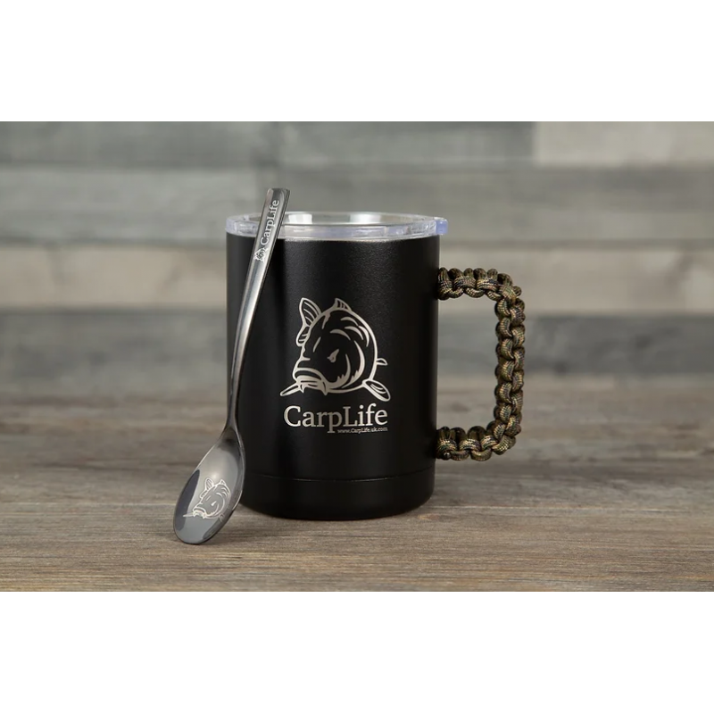 CarpLife Thermal Mug & Spoon Set - Camo Paracord