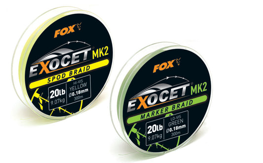 Fox Exocet Mk2 Spod Braid 20lb
