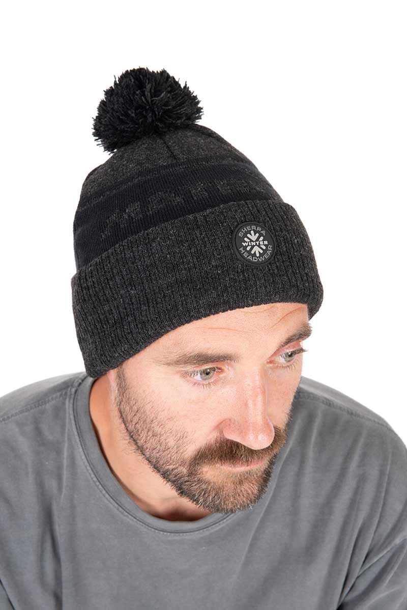 Matrix Grey Sherpa Bobble Hat