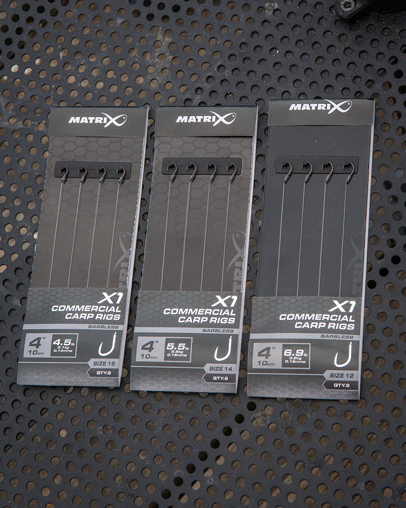 Matrix X1 Commercial Carp Rigs - 10cm