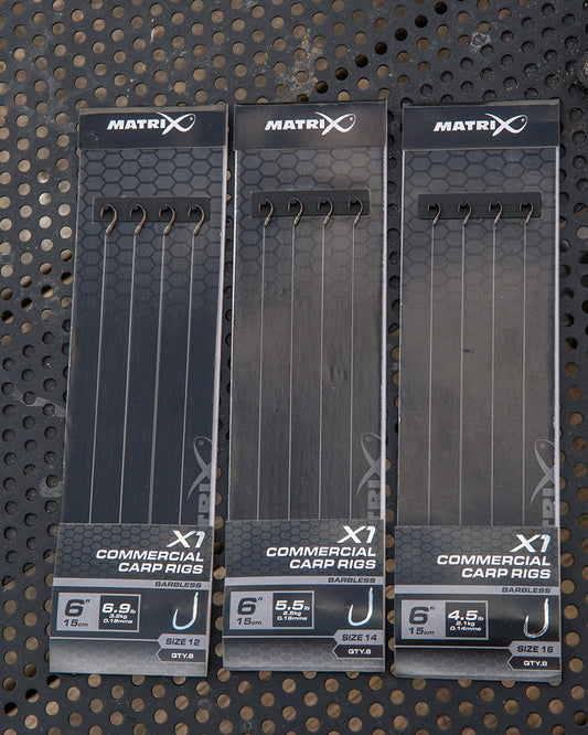 Matrix X1 Commercial Carp Rigs - 15cm