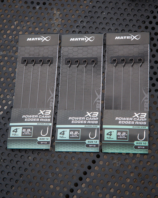 Matrix X3 Power Carp Edge Rigs - 10cm