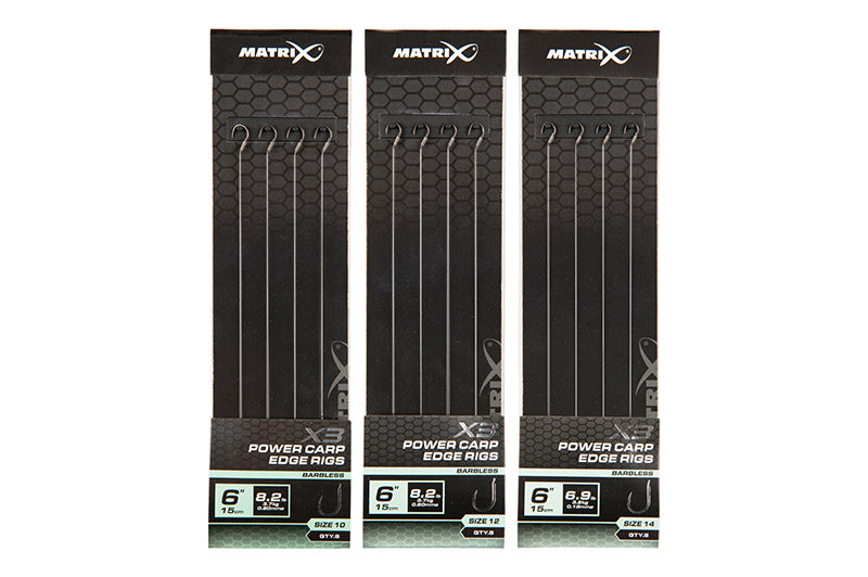 Matrix X3 Power Carp Edge Rigs - 15cm