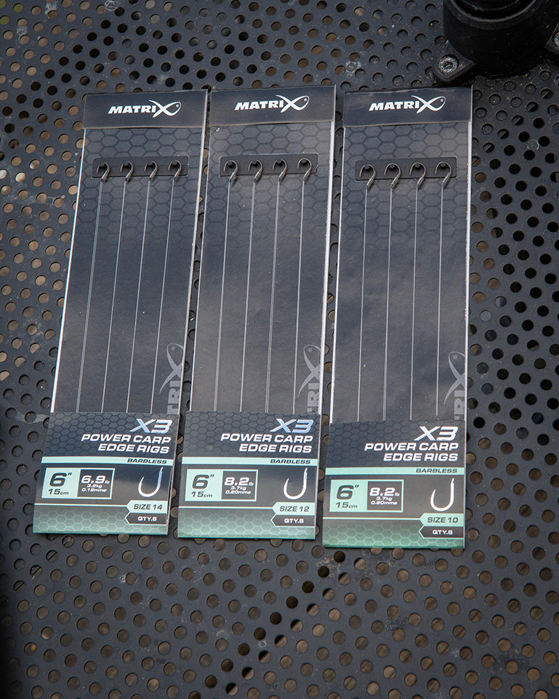 Matrix X3 Power Carp Edge Rigs - 15cm
