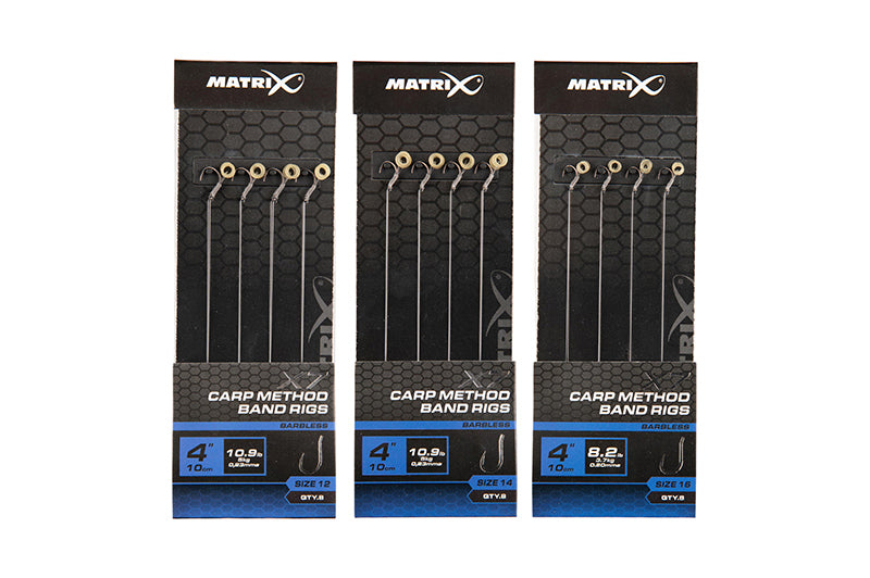 Matrix X7 Carp Method Band Rigs - 10cm