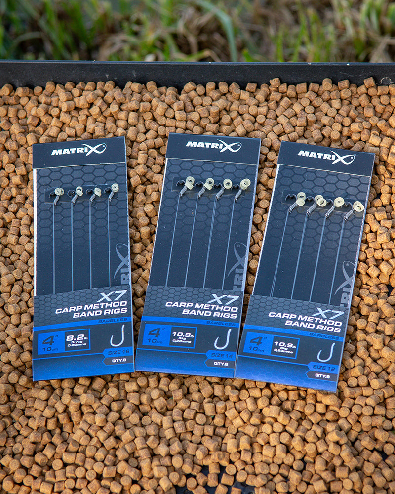 Matrix X7 Carp Method Band Rigs - 10cm