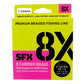 Sufix SFX 8X Carrier Braid (Hot Yellow)