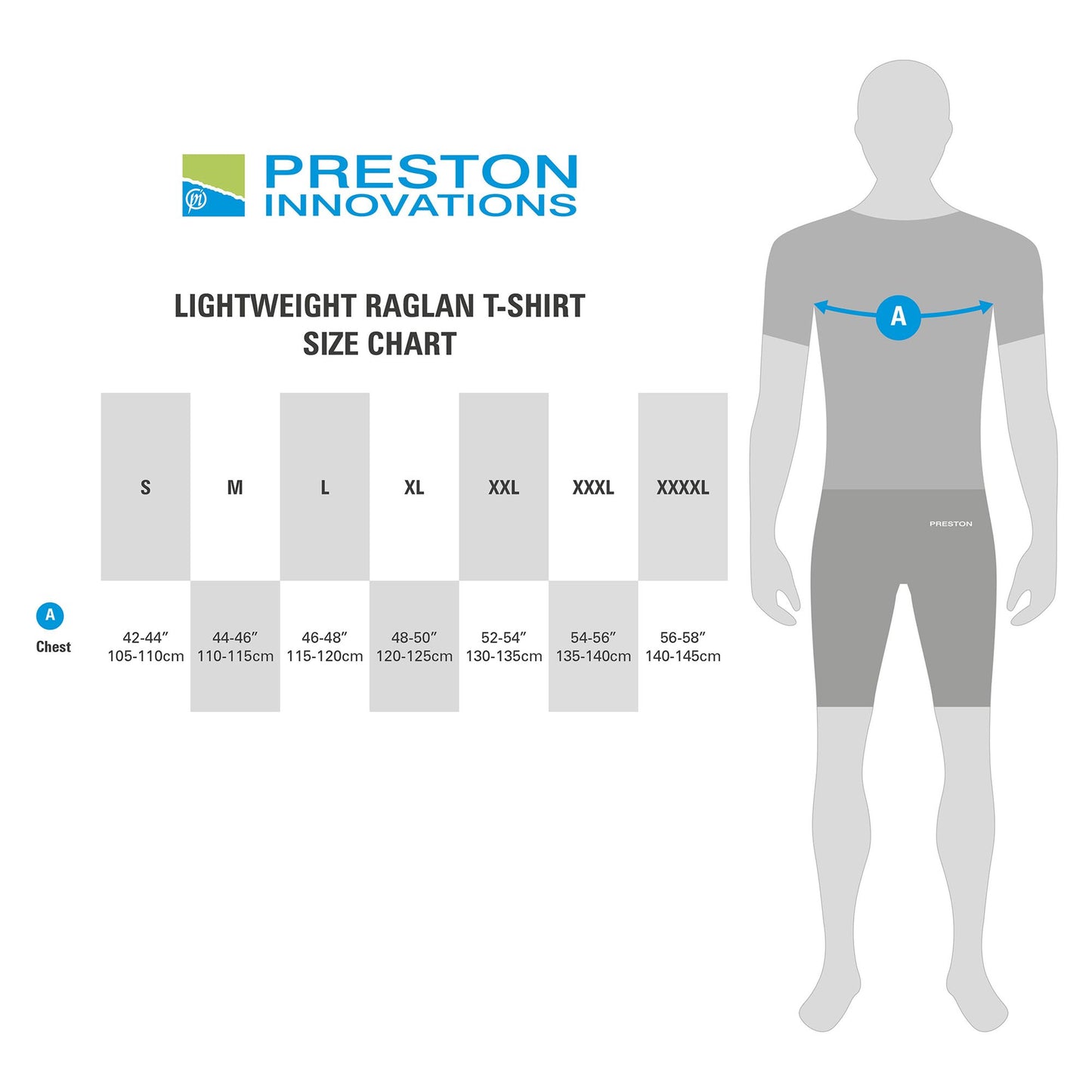 Preston Innovations Lightweight Blue Raglan T Shirt (2025)