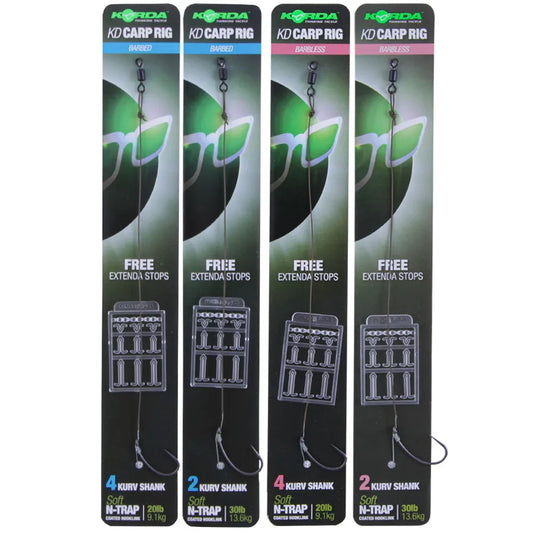 Korda KD Rig Kurve Barbless