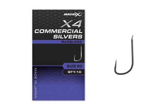Matrix X4 Commercial Silvers Hooks