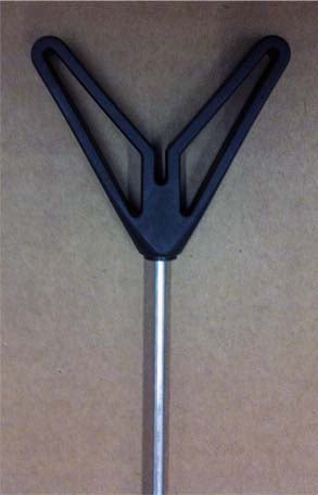 Dinsmores Economy Steel Rod & Plastic V Bank Stick - 75cm