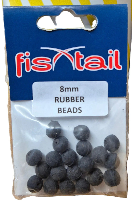 Fishtail Rubber Bead 8mm