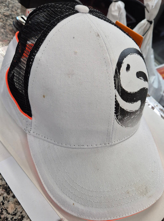 Guru White Trucker Cap (Slightly Dirty)