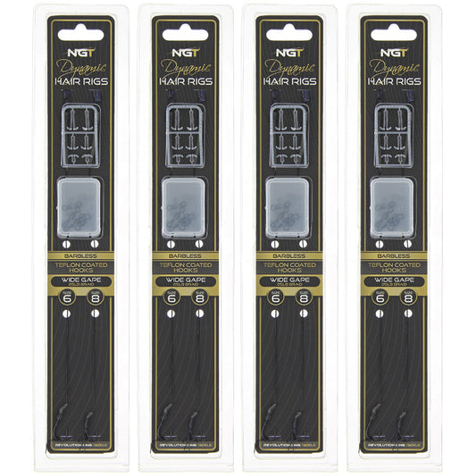 NGT Dynamic Twin Pack Hair Rigs