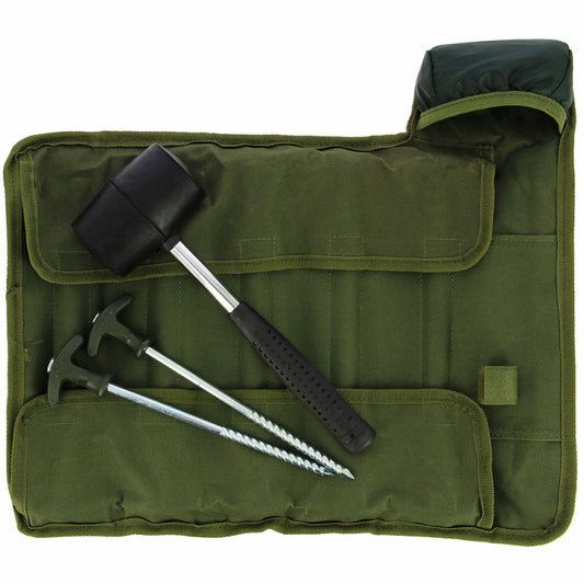 NGT Bivvy Peg Set Inc Mallet