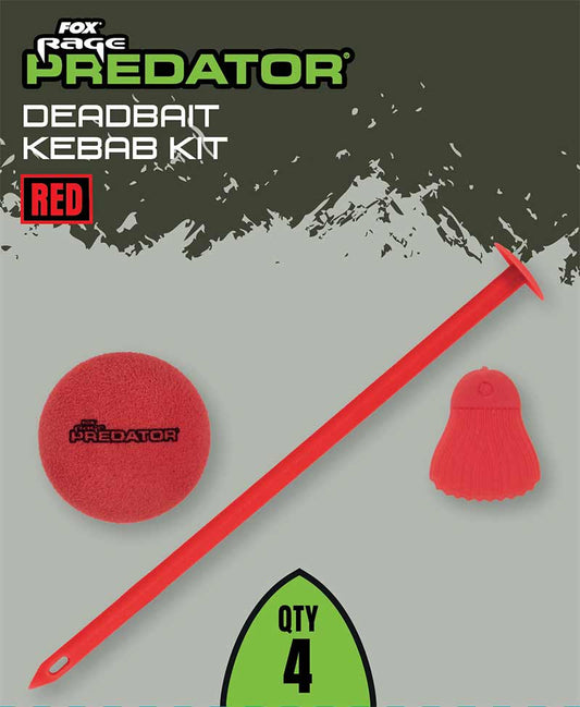 Fox Rage Predator Deadbait Kebab Kit - Red