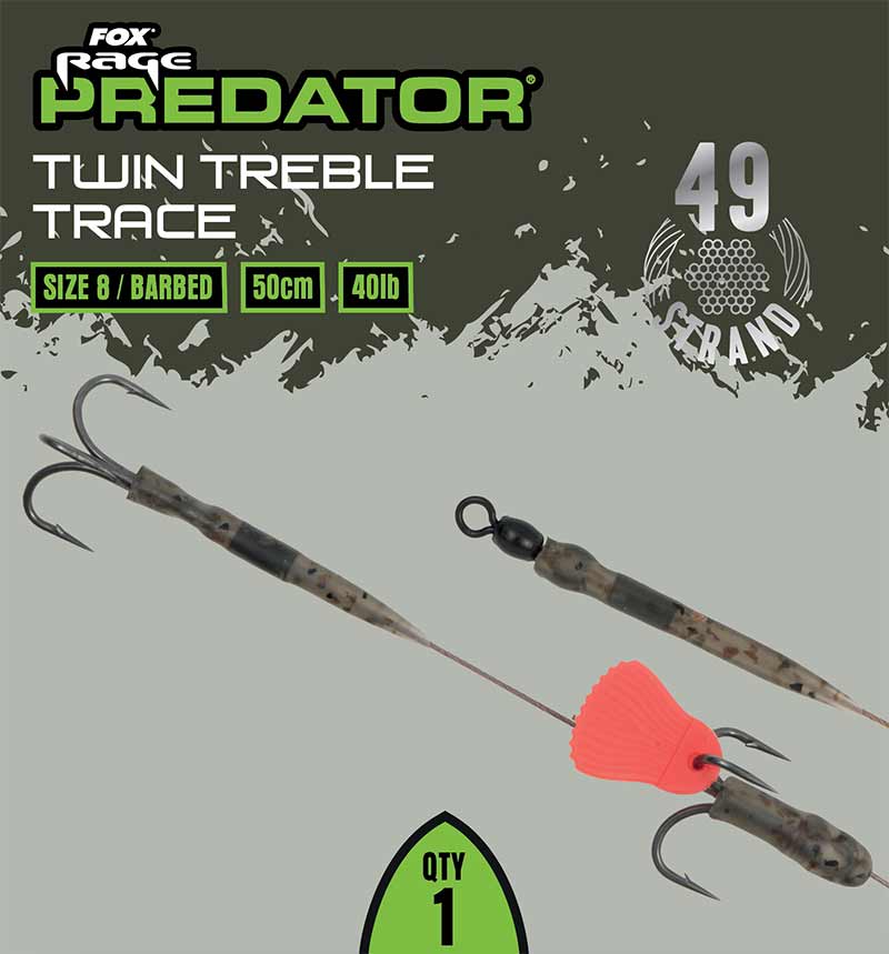 Fox Rage Predator Twin Treble Trace