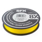 Sufix SFX 8X Carrier Braid (Hot Yellow)