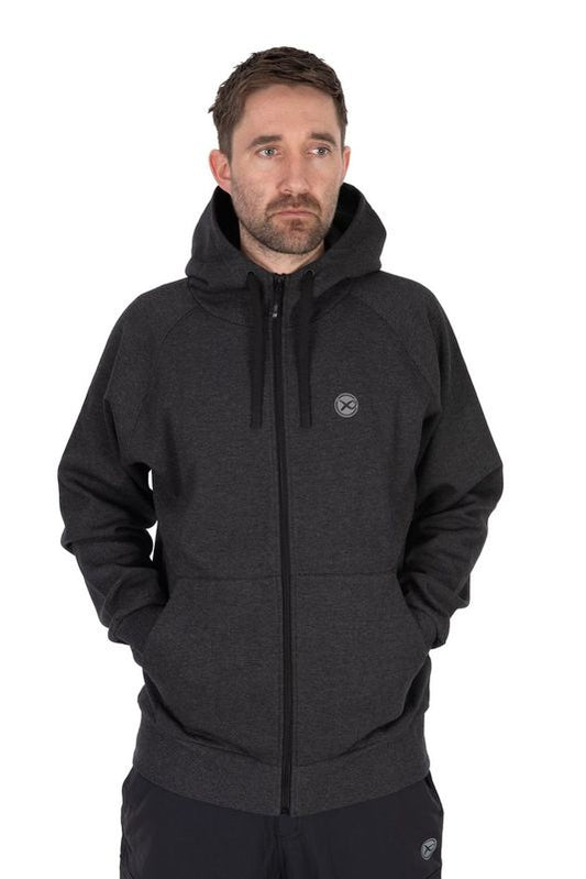 Matrix Charcoal Marl Zip Hoody (2025)