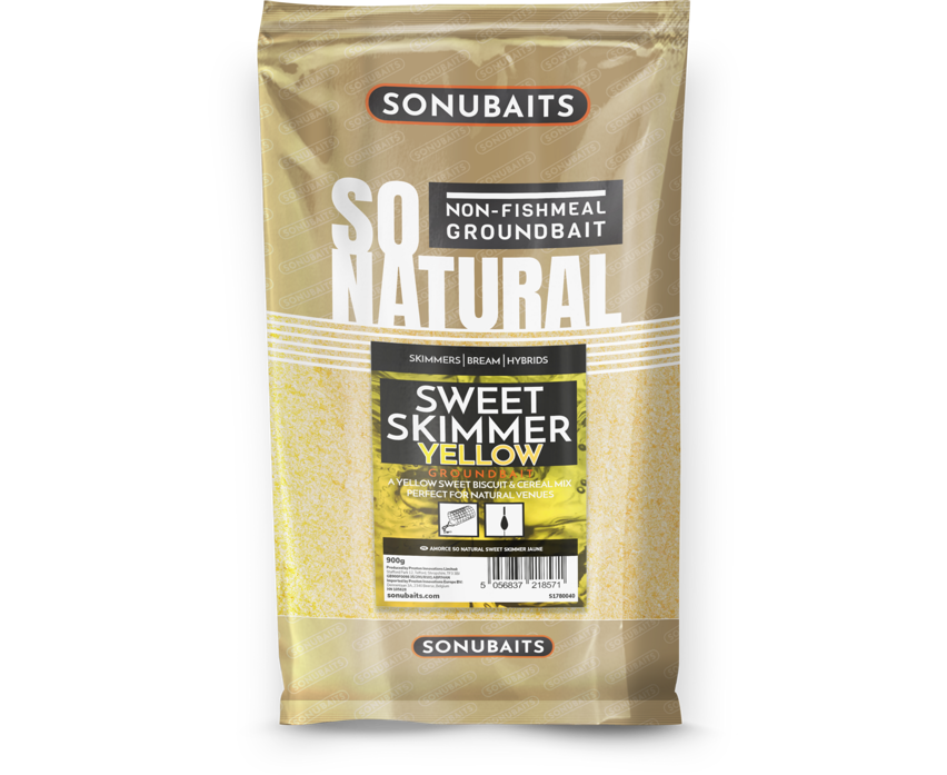 Sonubaits So Natural Sweet Skimmer Yellow Groundbait