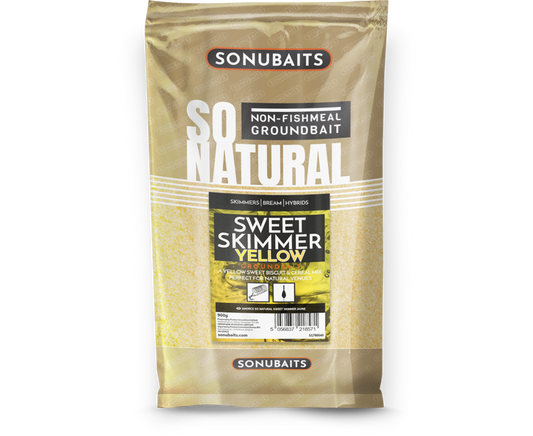 Sonubaits So Natural Sweet Skimmer Yellow Groundbait