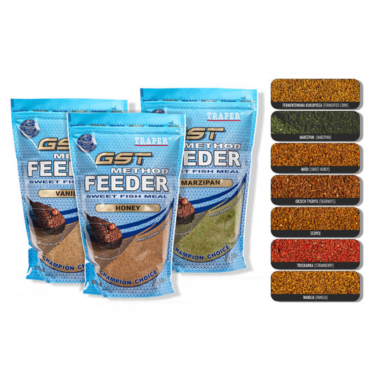 Traper GST Method Feeder Sweet Fishmeal Groundbait 1 KG