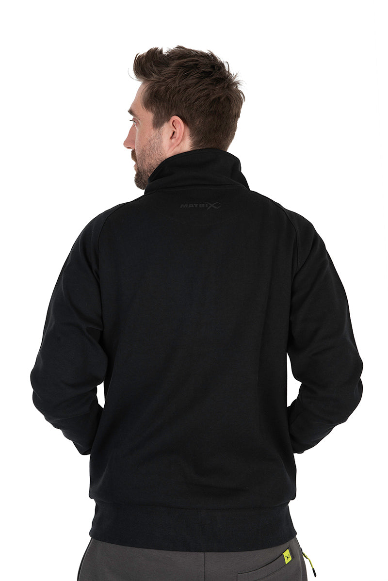 Matrix Black Edition ¼ Zip Sweater (Black / Lime)