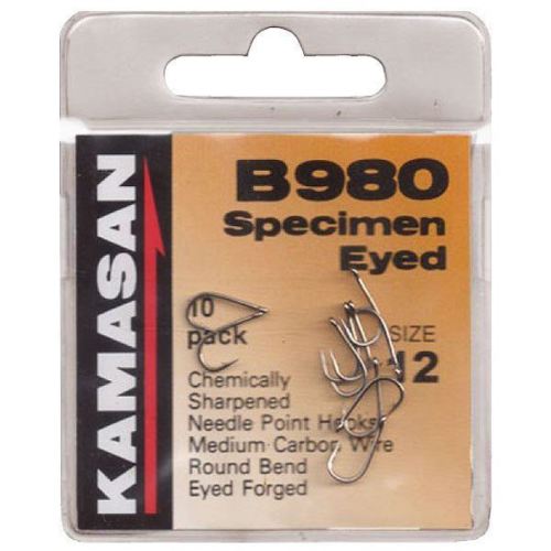 Kamasan B980 Specimen Eyed Barbed Hooks