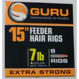 Guru 15 Inch MWG Feeder Hair Rig Speed Stop Hooks To Nylon 