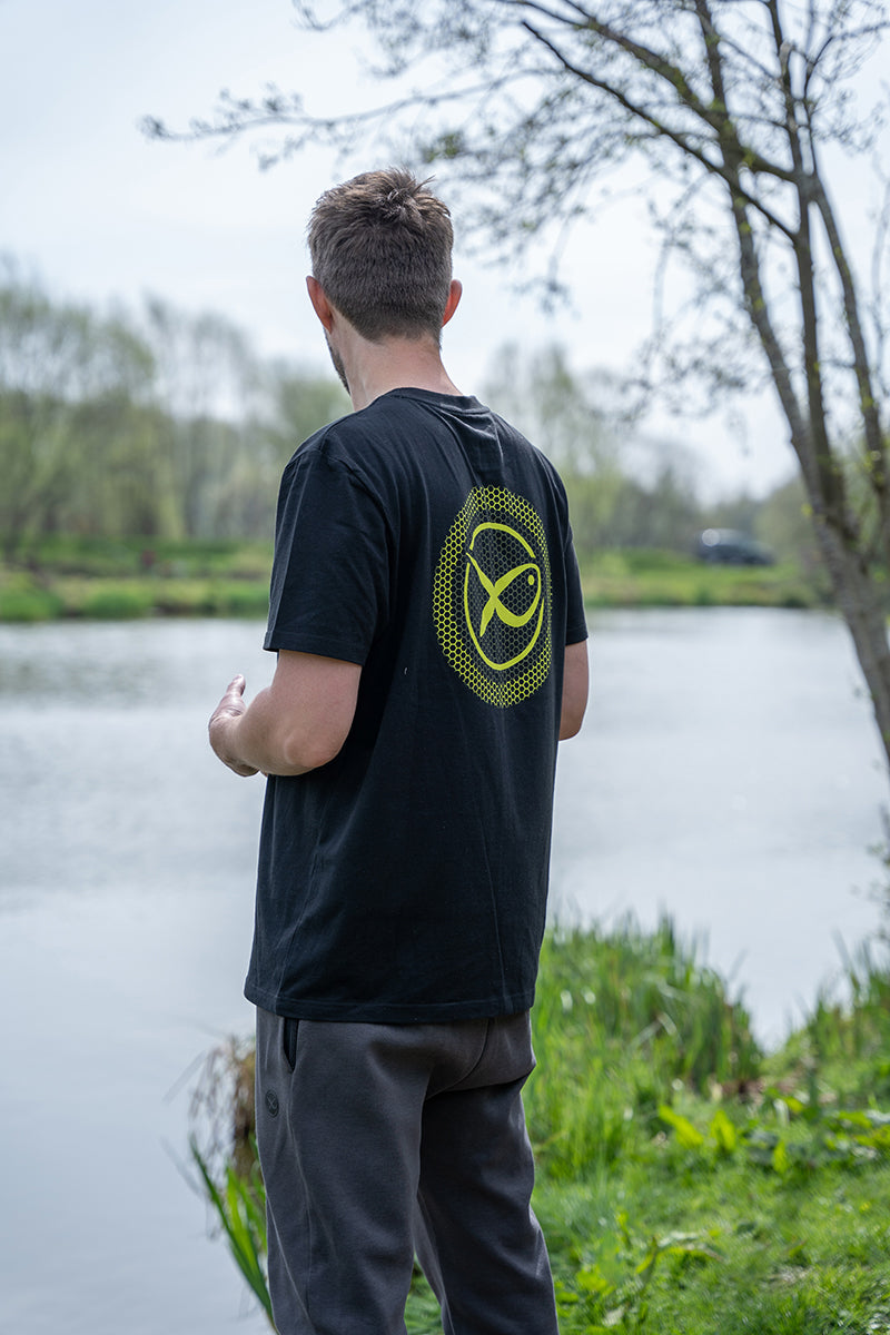Matrix Large Logo T-Shirt (Black / Lime) - Ians Fishing Tackle – Ian's  Fishing Tackle
