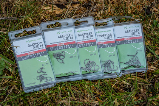 Korum Supersteel Grappler Hooks Barbed