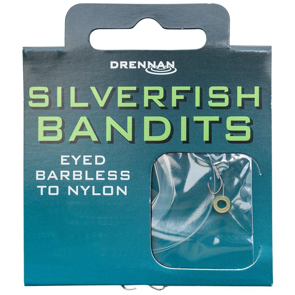 Drennan Silverfish Bandits Hooks To Nylon