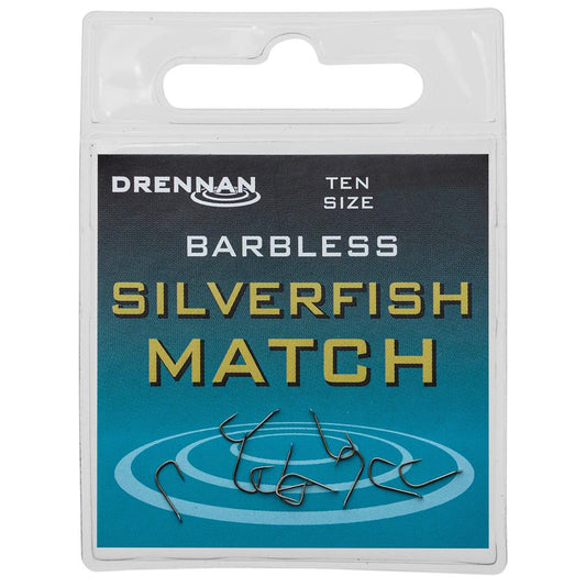Drennan Silverfish Match Barbless Hooks