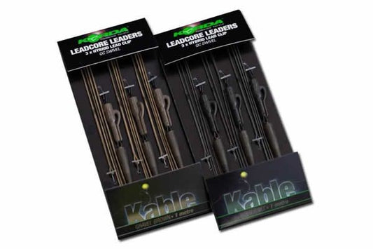 Korda Leadcore Leader Hybrid Leadclip QC Swivel -1m