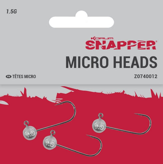 Korum Snapper Micro Heads