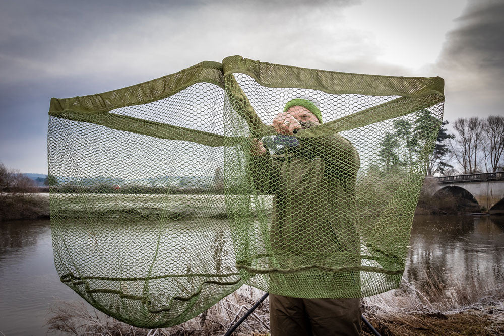 Korum Latex Folding Triangle Landing Nets - Ians Fishing Tackle