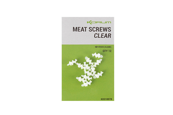 Korum Clear Meat Screws